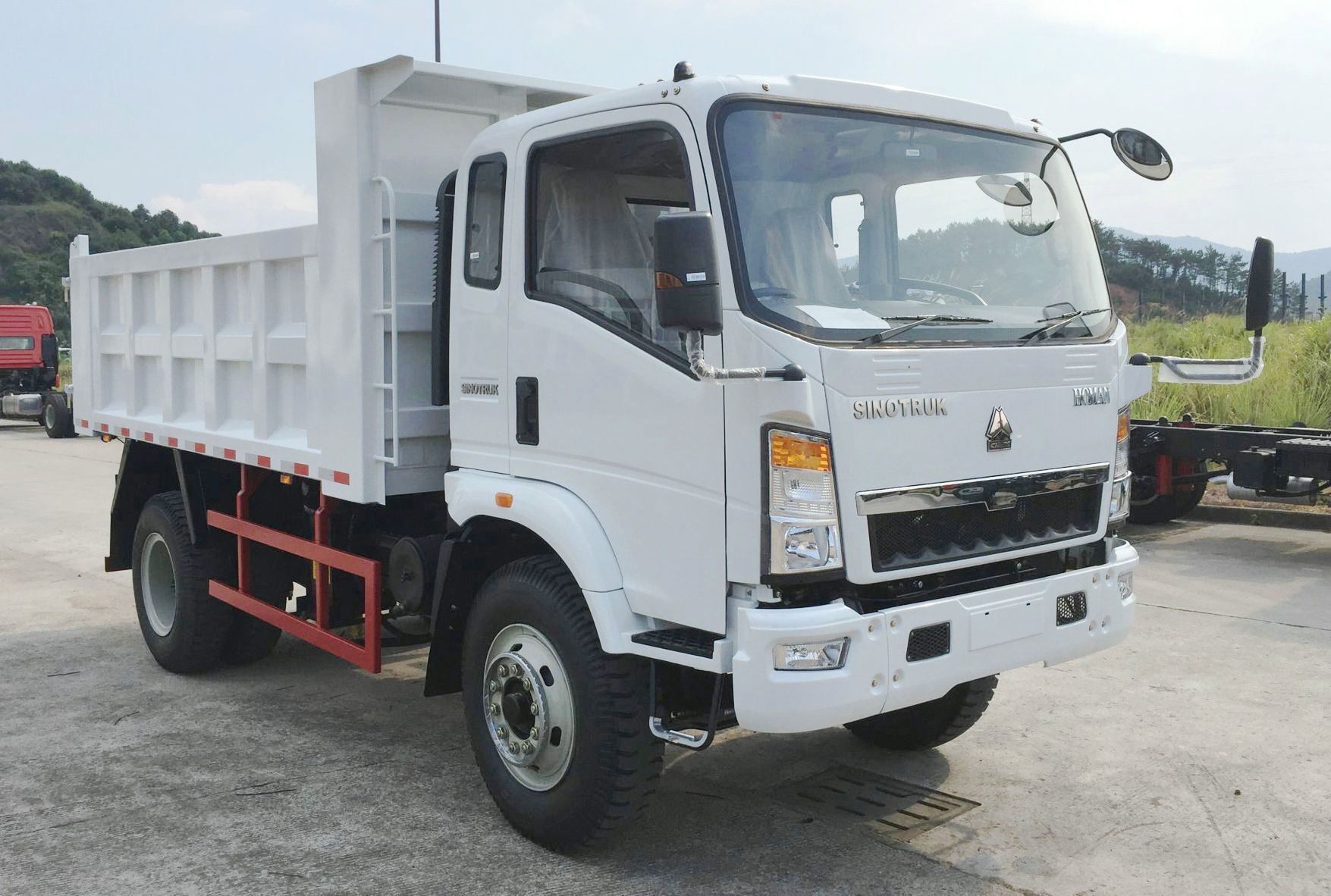 Small dump truck