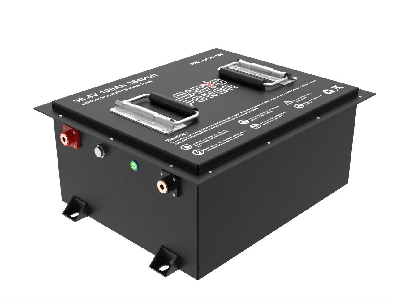 Golf Cart Lithium Batteries 36V 100Ah 38.4V Battery