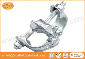 China BS 1139 galvanized drop forged double coupler fixed clamp for 48.3mm tube in scaffolding projects on sale