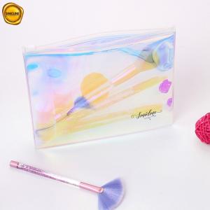 Quality EVA TPU Waterproof Laser Holographic Make Up Bag Pouch Transparent wholesale