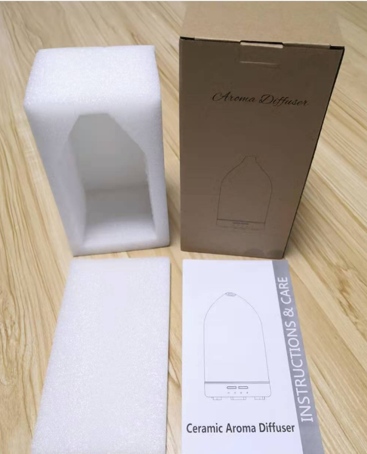 Homefish Ceramic Ultrasonic Aroma Diffuser With Led Light Essential Oil Perfume Diffuse Geurverspreider Diffuseur de per