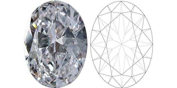 IGI Certified Oval CVD Lab Grown Diamond 2.5ct-3ct Color Grade DEFG