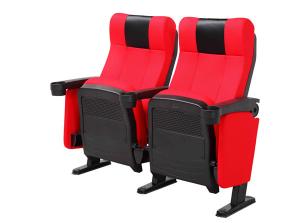 Quality PP Backrest Movie Theatre Chairs Powder Coating Treatment wholesale