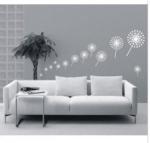 Contemporary Custom Large Flower Tree Wall Stickers LY-004