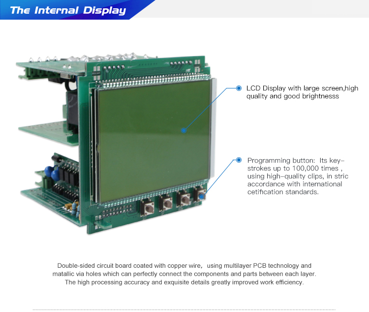 Three Phase LCD display Multifunction Power Meter with harmonic and multi-rate