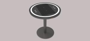 Quality lithium battery 30W LiFePO4 Wireless Charging Coffee Table wholesale