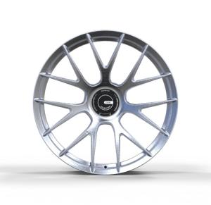 Quality ET20 22 Inch Deep Concave Wheels Aluminum Alloy Gloss Silver wholesale
