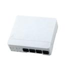 4C Wall Socket PC ABS 4 port Fiber Optic Termination Box 100*80*30mm