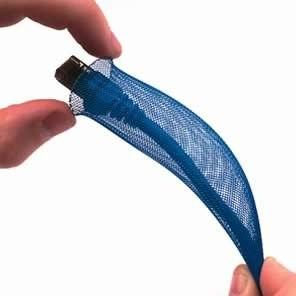 Quality abrasion resistance PET Braided Cable Sleeve 1mm 150mm Purple Color wholesale