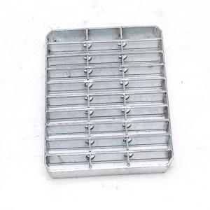 Quality Silver Press Lock Grating , Walkway Steel Grating 2mm Thickness Bar wholesale