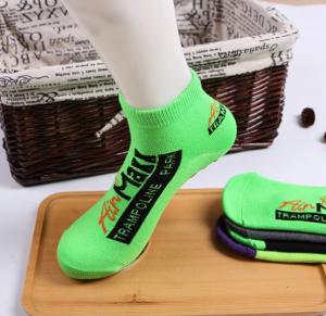 Quality Customized Size Unitix Trampoline Grip Socks High Temperature Non Slip Socks Kid Adult Anti Friction Bounce Yoga Socks wholesale