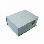 Ribbon Closure Style Jewelry Packaging Boxes , Folding Gift Packaging Box