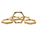 DIN Standard M4 Thin Brass Hex Nut