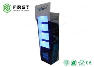 Promotional POP Custom Folding Cardboard Floor Shelf Display For Drinks