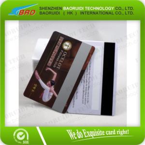 Quality PVC Plastic magnetic stripe card wholesale