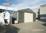 Sliding Door Aluminum Frame Helicopter Hangar , Temporary Private Jet Hangar