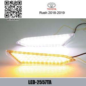 Quality Toyota Rush Car DRL LED Daytime driving Lights Car exterior led daylight wholesale