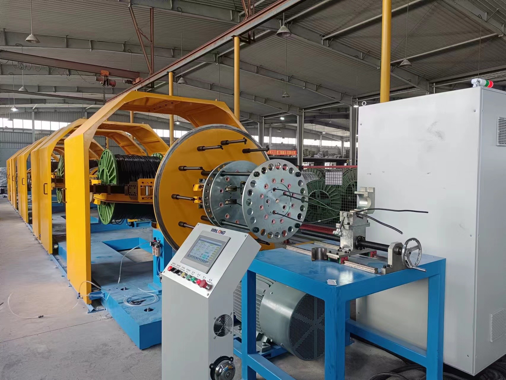 Stable Cable Production Machines Central Pay Off Strand Traction Device ISO CE