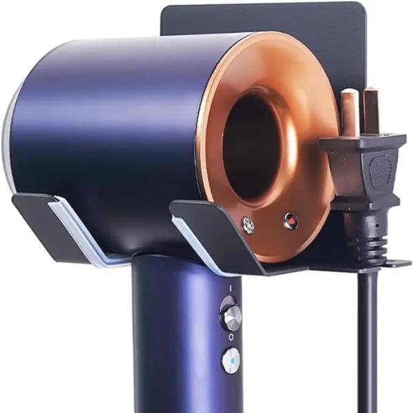Upgrade Stainless Blow Dryer Holder Fabric Type Hair Dryer Hook Wall Mounted