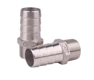 Quality Stainless Steel 1&quot; Hose Barb x 3/4&quot; NPT Male for Home Brew Pipe Fitting Female Thread wholesale