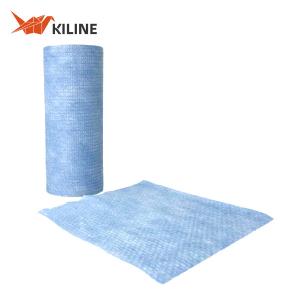 Quality Blue Disposable Cleaning Cloths On A Roll Wiping Towel 65gsm 100 Sheets/Roll wholesale