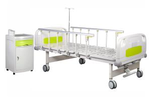 Quality Central Controlled 250kg ISO 2 Crank Manual Hospital Bed wholesale