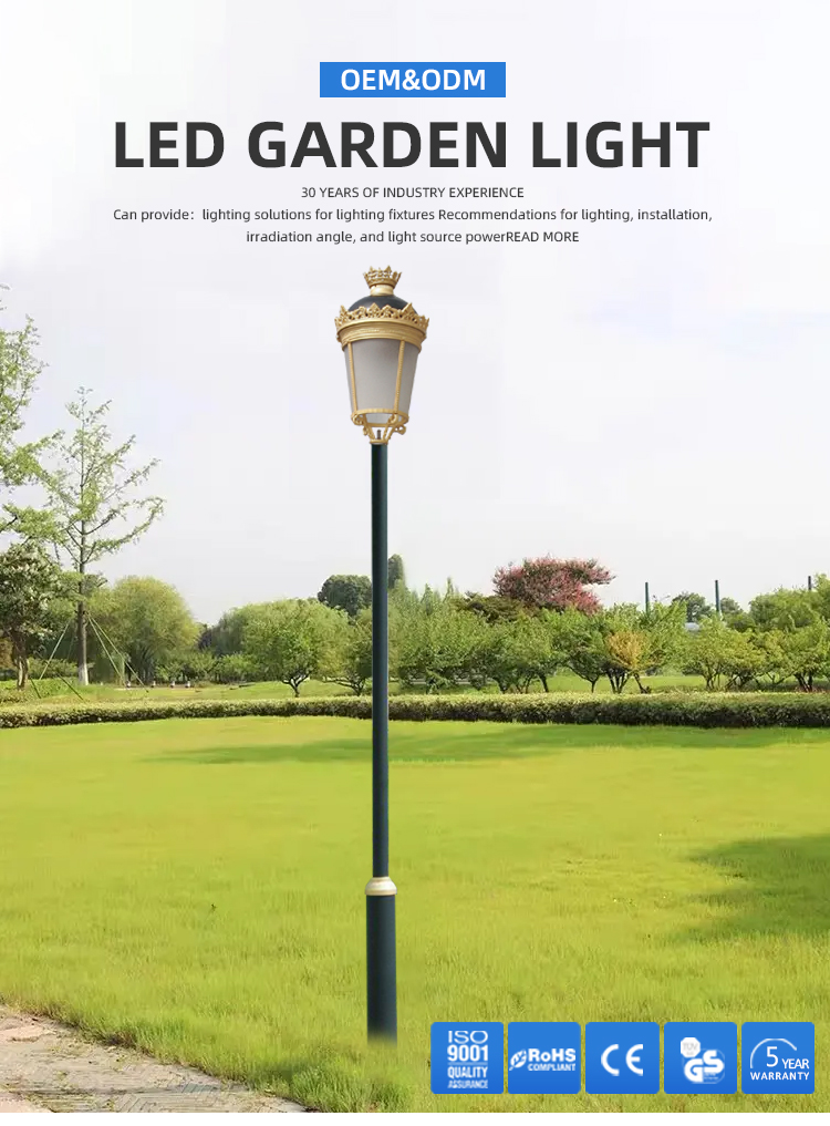 Aluminum Material 40W 90W Garden Parking LED Light with Free Sample and IP66 Rating