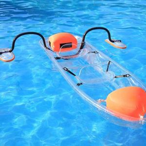 Quality Polycarbonate Canoe Kayak Fishing , Lake / River Fishing Boats Easy Carrying wholesale