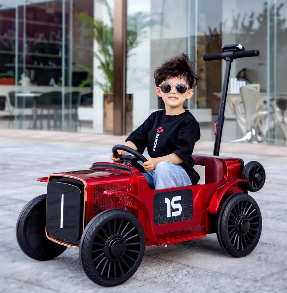 Children's Electric Car with Trailer 12V Battery Power Ride On Car Tractor Direct