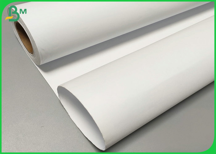 2 Rolls 54'' Wide Format 3'' Core 20lb White Bond Paper For CAD Printing 
