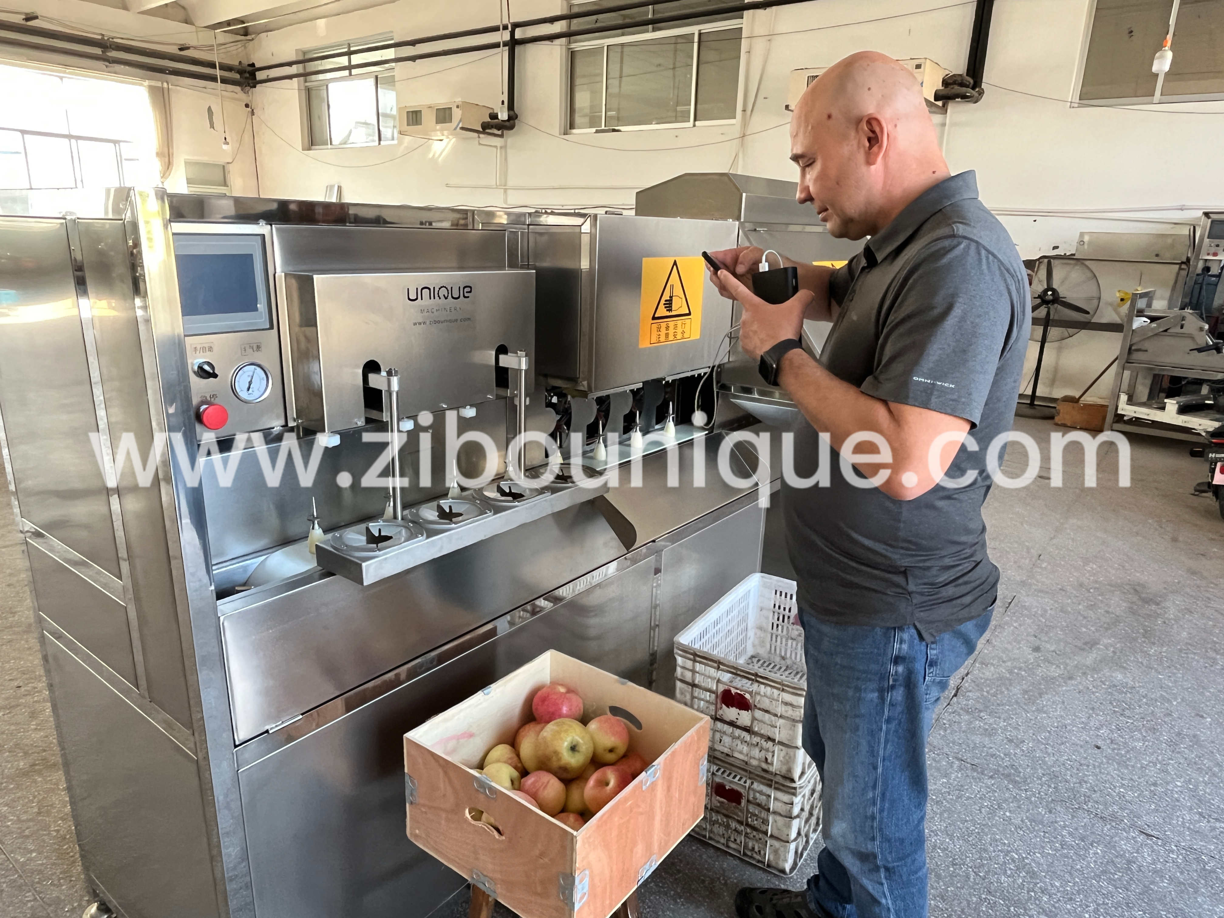 Apple Peeler Head Pear Peeling Coring Cutting Machine with Video Technical Support