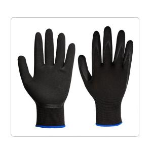 Quality General Maintenance Nylon Liner Black Nitrile Gloves wholesale