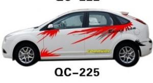 Quality Custom Car Sticker QC-225K / PVC Personalised Car Decoration wholesale
