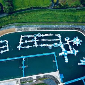 Quality 160mL*69mW Commercial Inflatable Aqua Park For Lake Sea wholesale