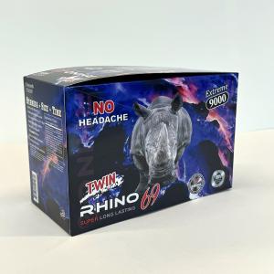 Quality Custom Designed Rhino 69 Male Enhancement Pill Box Packaging Recyclable wholesale