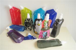 Quality Reusable Plastic Food Spout Pouch / Drinking Water Plastic Liquid Pouch Packaging wholesale