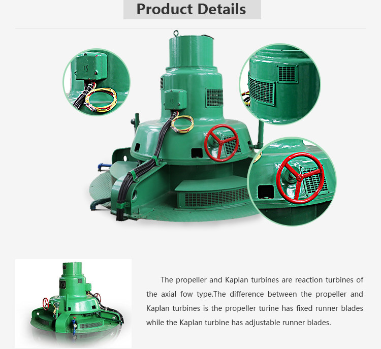 Hydroelectric Turbine Kaplan 250kw/High Efficiency Kaplan Turbine