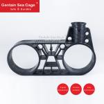 Non Toxic Fish Cage Netting Light Weight Butt Fusion / Bracket Connection