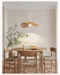Nordic Wabi Sabi Led Pendant Lights For Living Room Home Decoration Rattan