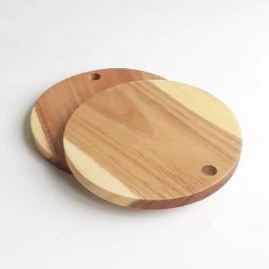 Quality Dia 15cm Round Chopping Board Household Kitchen Natural Solid wholesale