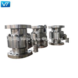 China Quick Switch F316L SS 4 Inch Ball Valve Class 300 Small Fluid Resistance on sale