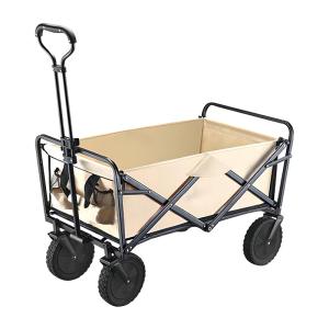 Quality Compact Folding Wagon Cart Adjustable Collapsible Wagon For Outdoor Camping wholesale