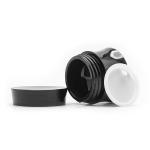 Slim Waist Double Wall Plastic Packaging Jars For Cream Logo Accept 10g 15g 30g