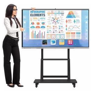 Quality 4K 98 Inch Interactive Display Touch Screen Electronic White Board wholesale