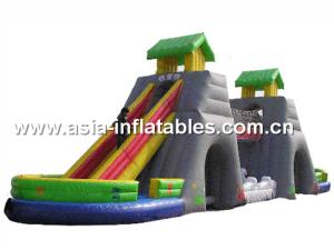 Quality Giant Inflatable Dry Slide For Children Soft Play Games In Fairground wholesale
