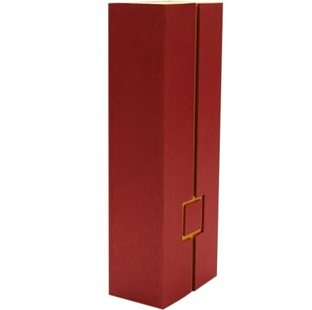 Leather Paper Jewelry FSC ISO9001 Double Door Box Clamshell Presentation Box