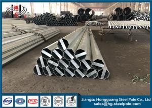 Quality Sheet Metal Fabrication Electrical Transmission Poles Easy Installation wholesale