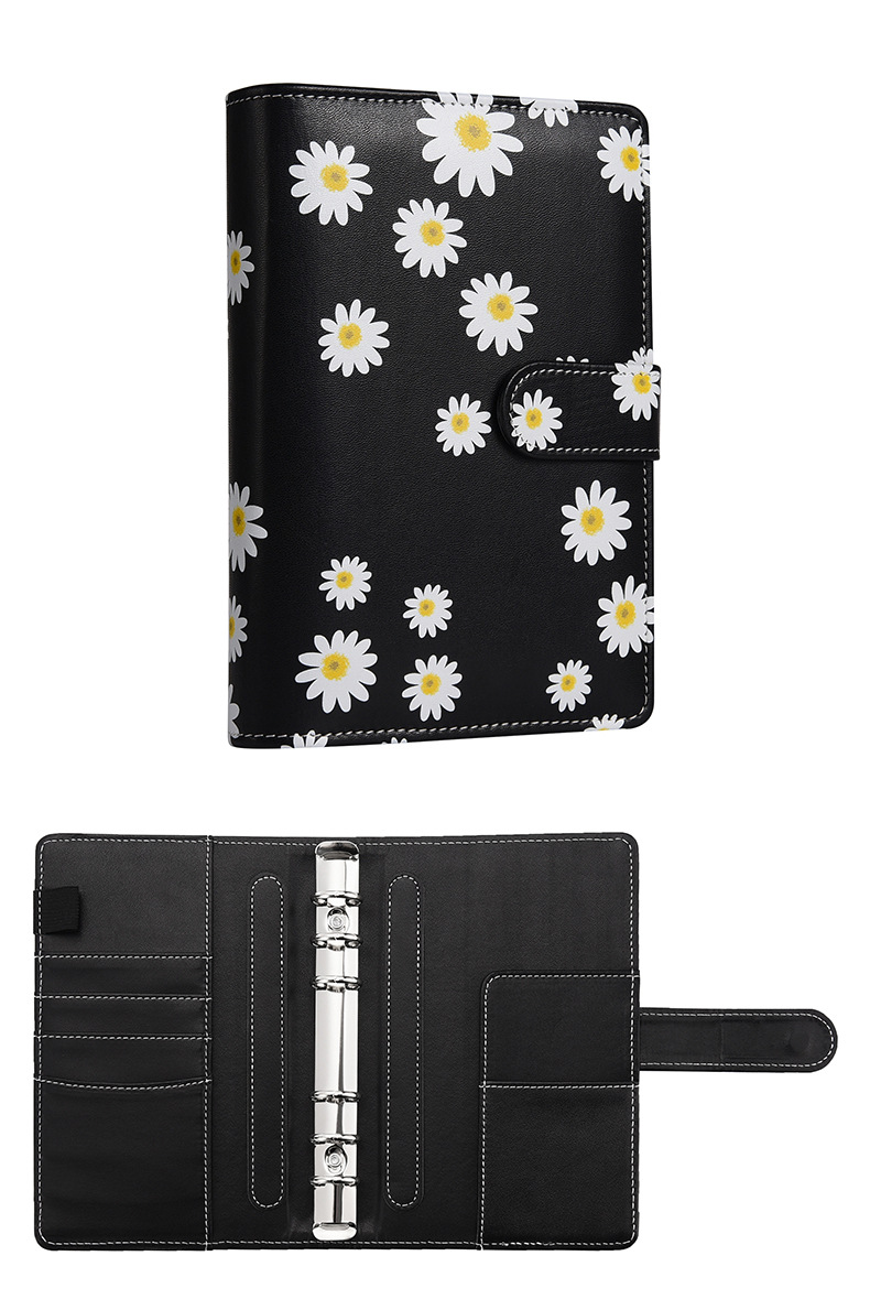Money Saving Stuffing Planner Notebook Cover with Printed PU Leather Budget Binder