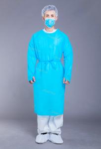 Quality Ultrasonic Waterproof 35gsm Disposable Gowns For Patients wholesale