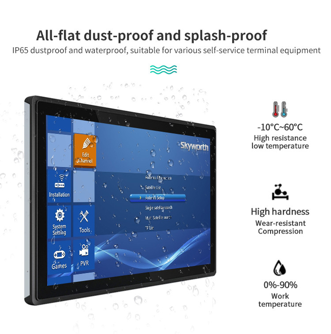 Open Frame LCD Capacitive Industrial Touch Screen Display 1920 X 1080